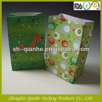 Eco-friendly paper food packaging bag