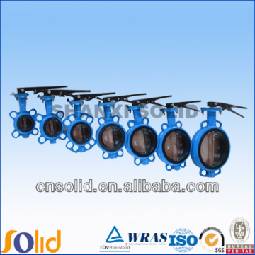 ductile iron wafer butterfly valves