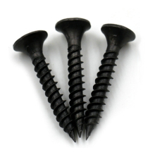 factory direct 25mm black phosphated fine thread bugle head drywall screw for wood
