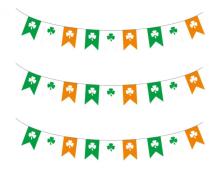 Bunting St. Patrick flags