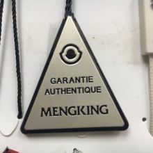 Custom printed plastic commodity hang tags