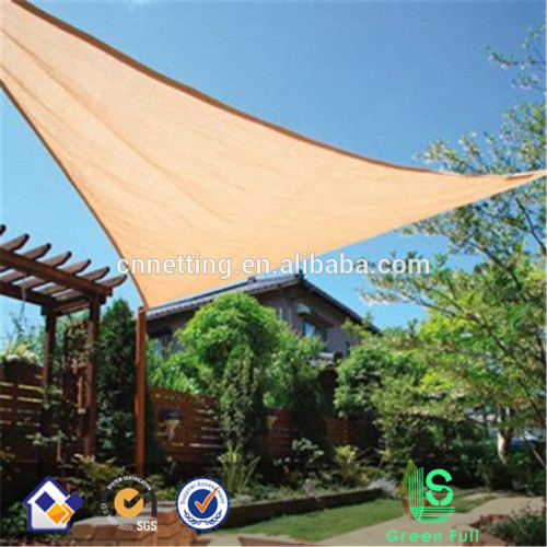 100% HDPE sun shade sail/Polyethylene shade