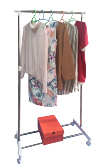 I-single Bar Clothes Hanger Rack