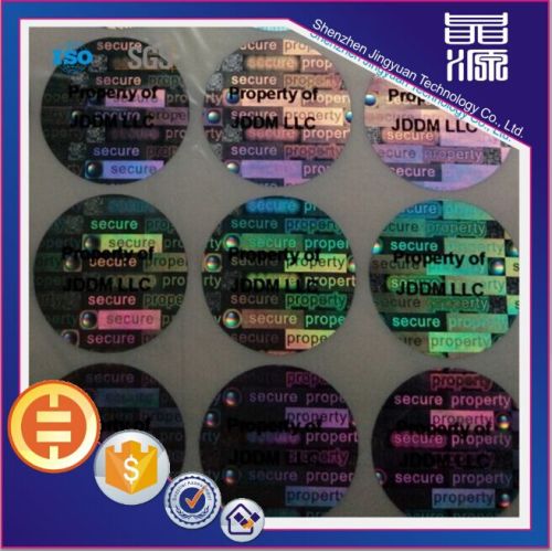 Aangepaste laser 3d hologram beveiligingssticker etiket