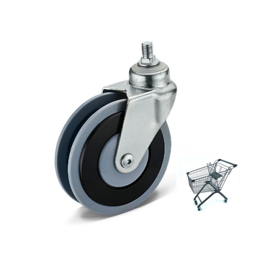 Swivel threaded stem caster elevator cart castors wheel