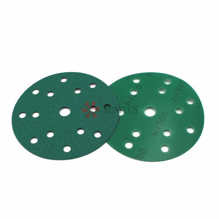 Sunplus 6 inci Velcro Backing Film Sandpaper Discs