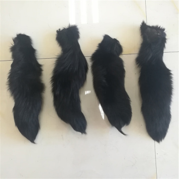 China fur factory wholesale real large fox fur tail