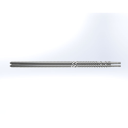 PVC extrusion parallel screw barrel