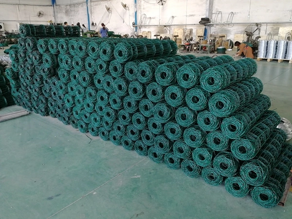 90cm Green Plastic Coated Border Fence