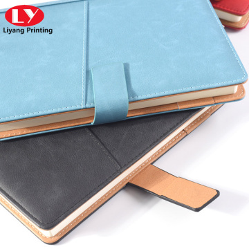 notebook a5 soft PU and leather custom book