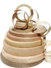white ash edge banding veneer