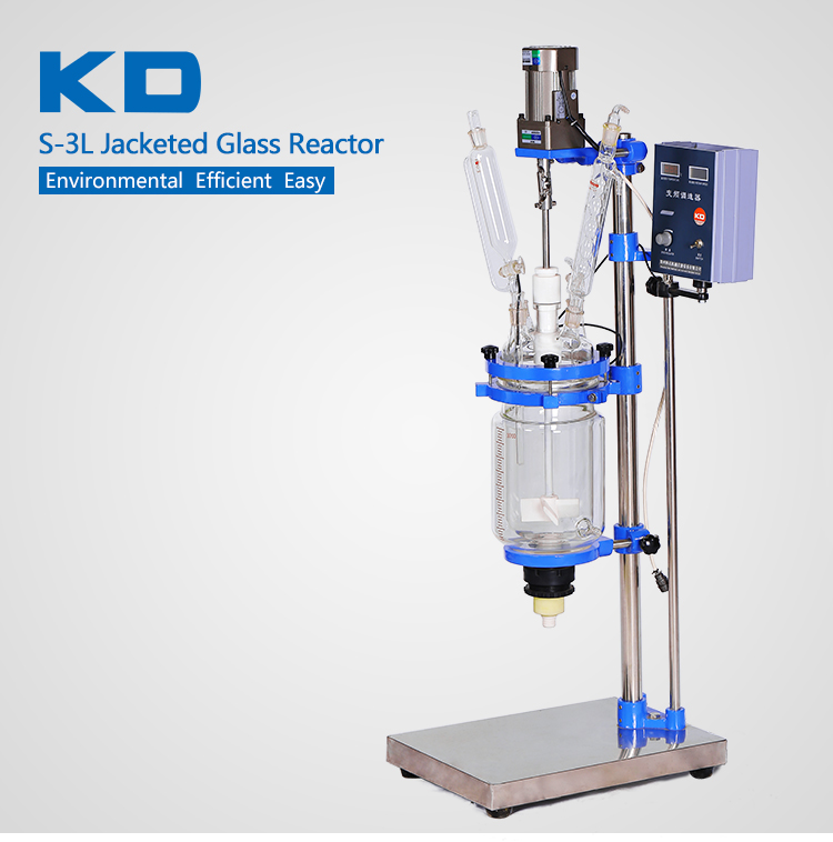  Energy-Saving distiller Glass Chemical Reactor price 3L