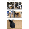 black indoor resistance smart bicycle trainer