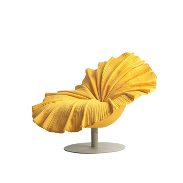 Art design Rotatable flower shaped leisure chair