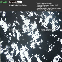 Taslon Reflective Fabric Camo Printing