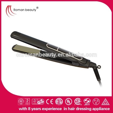 Professional Ceramic hair straightener generating negative ion