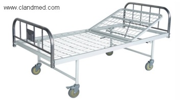 Double-folding bed