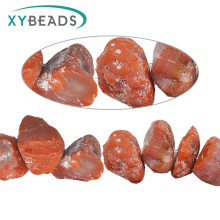 2016 Fashion high quality raw red coral quartz natural stone beads price