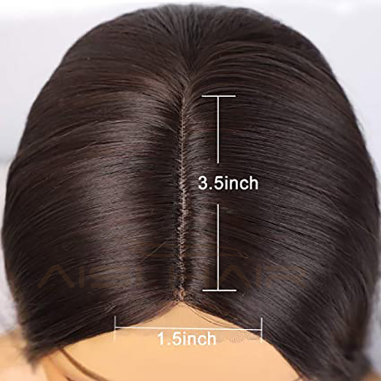 Aisi Hair Wholesale Cheap Vendor Silky Straight Lace Frontal Brown Synthetic Hair For Black Women Lace Front Wig