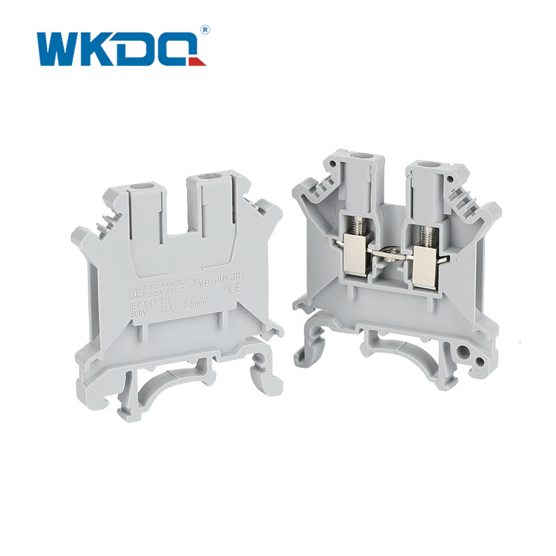 UK3N Terminal Block Din Rail Type كتل توصيل طرفية لولبية UK 3N