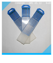 Beijing Brand name Pure tungsten weld electrodes blue tip 10piece/pack