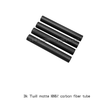Tubos redondos de fibra de carbono 3k personalizados de alta calidad