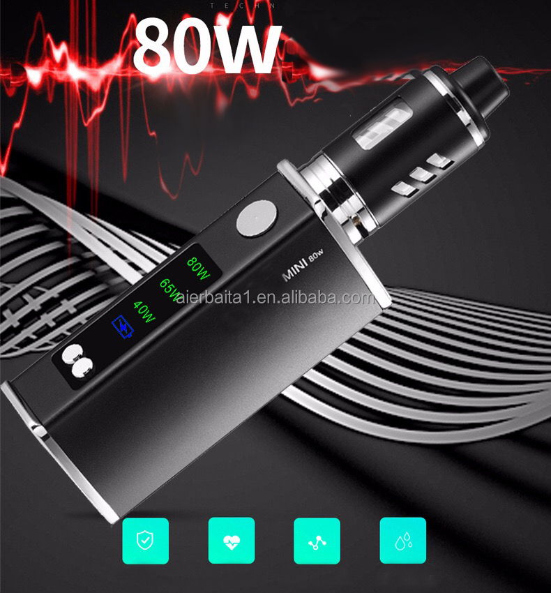 40W mod vape e cigarette بطارية 2200 مللي أمبير