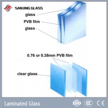 Curved color Tempered laminated glass price