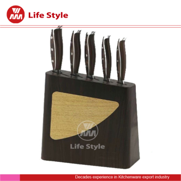 plastic Kitchen Knives Block Set