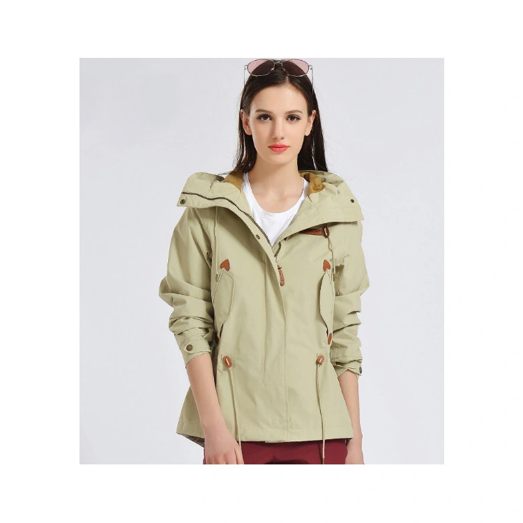 Custom Hiking Windbreaker Breathable Waterproof Jacket for Women