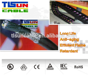 Multicore drag chain cable resisting tensile towing cable tensile cables