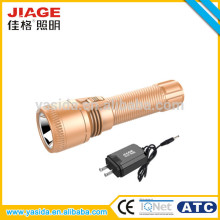 2017 best selling plastic rechargeable torch flashlight with lithium battery