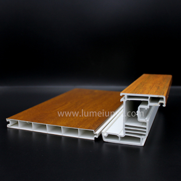 Golden Oak Foil Laminated PVC Window Door Profile