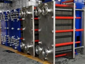 Plate Type Heat Exchanger 3D Model