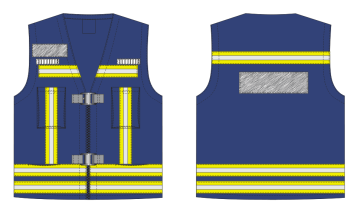 Flame Retardant functional reflective vest