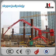 hot sall 18m hydraulic mobile concrete placing boom/spider concrete placing boom/portable concrete placing boom
