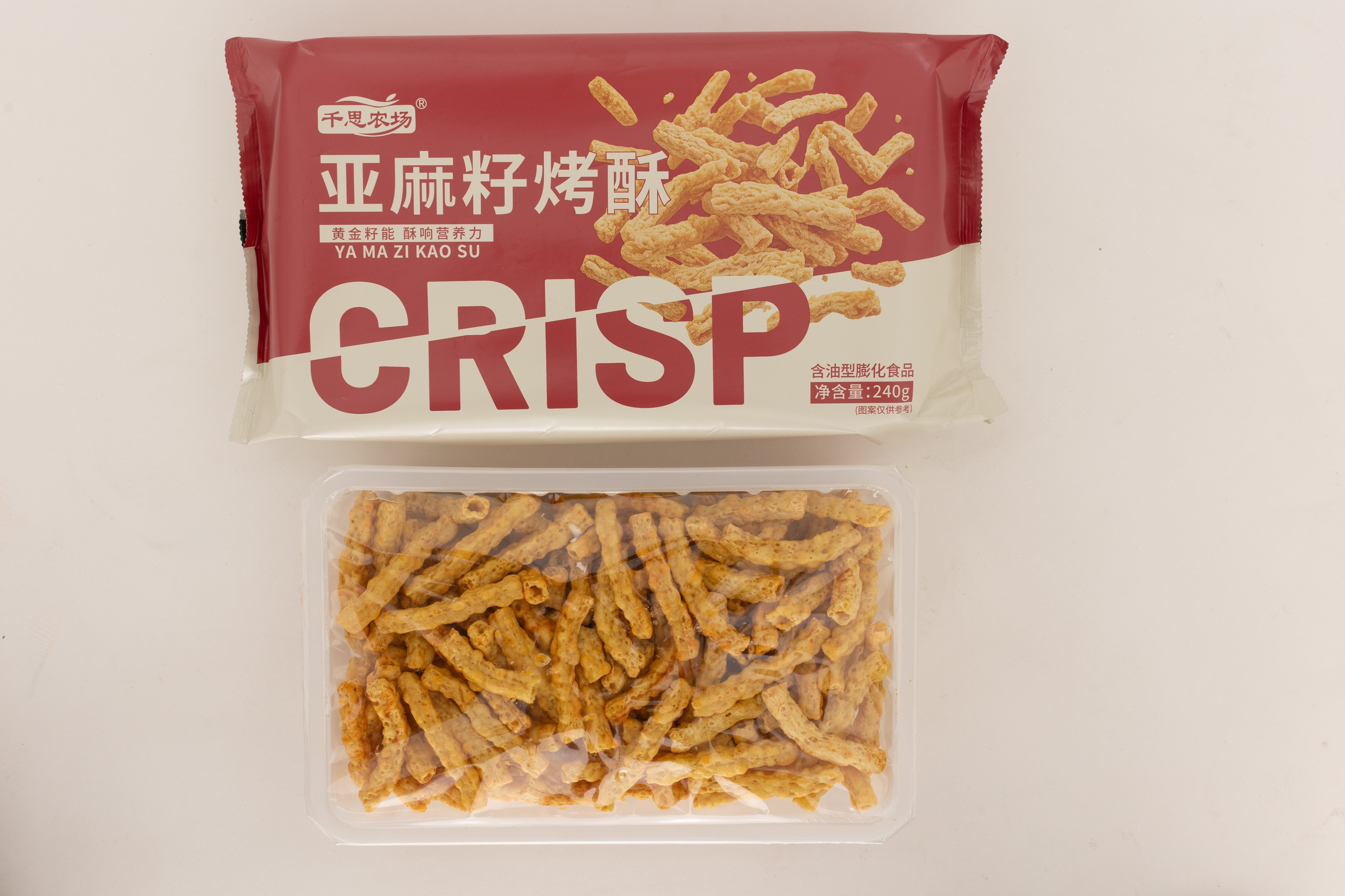 240 g produs din semințe de in crocante la cuptor 240g Baked Crispy Flaxseed Product