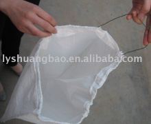 white pp woven bag/sand bag/export pp woven bag