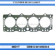 FORcylinder head gasket of 4BD1T truck part engine gasket head gasket