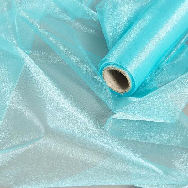 shiny organza fabric roll