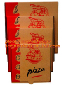 Boîte de la pizza ondulé d’impression offset personnalisé pas cher, micro-flûte die cut-boîtes à pizza ondulées, boîte de pizza de papier kraft, piz personnalisé