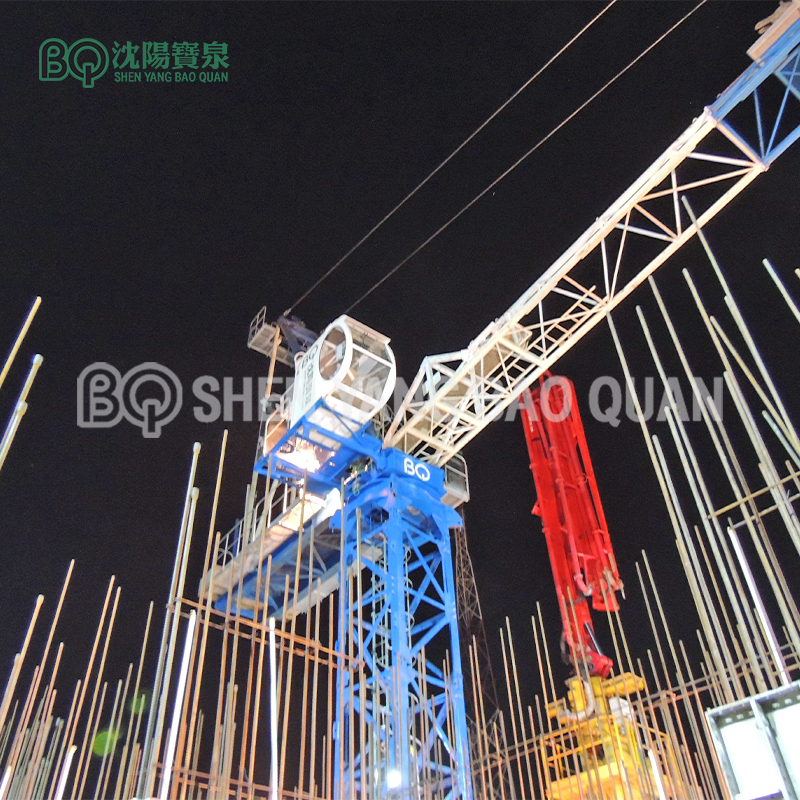 Luffing Towe Tower Crane GHD5012-8