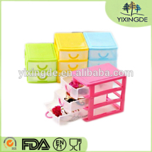 Plastic desktop devided storage box