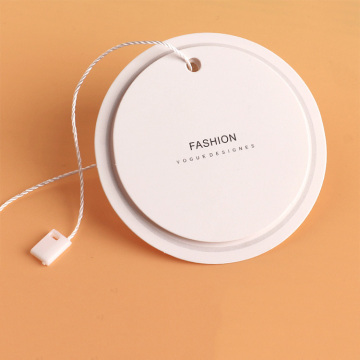Sustainable Custom Printed Logo Hang Tags for Round Clothes | Famous Brands & Price