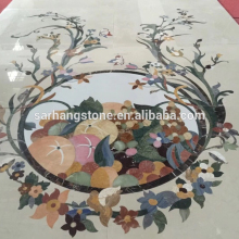 Beautiful marble floors design,water jet marble designs,flower marble floor design