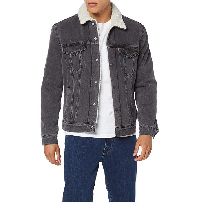 Sherpa Lined Corduroy Trucker Jacket