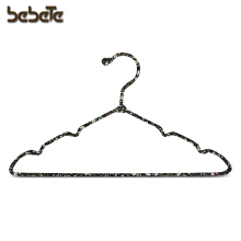 Metal wire Hanger with Coth Wrapped