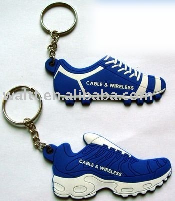 PVC Shoes Keyring