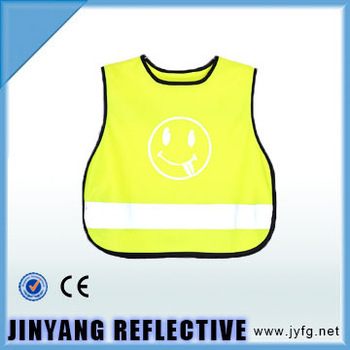 child high visibility traffic security reflective vest