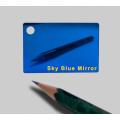 Feuille de plexiglas acrylique bleu ciel 1,5 mm d&#39;épaisseur 1220 * 1830 mm